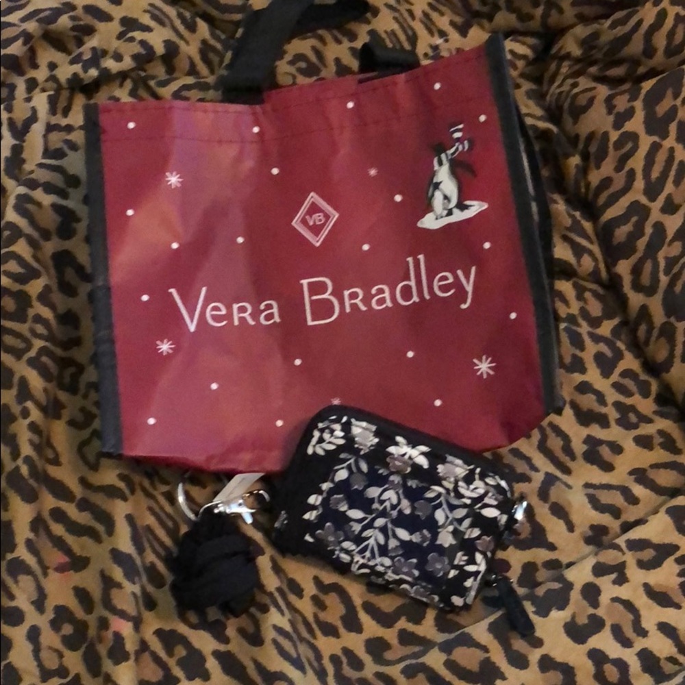 Vera Bradley mini wallet, lanyard, bag NWT